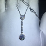 Tennis Pendant: 925 Silver Party Wedding Pendants for Women