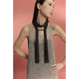 Long Tassel Necklace Rubber Jewelry Punk Style Pendant Choker
