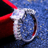 Women's Cubic Zircon Engagement Ring