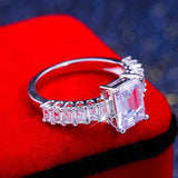 Women's Cubic Zircon Engagement Ring