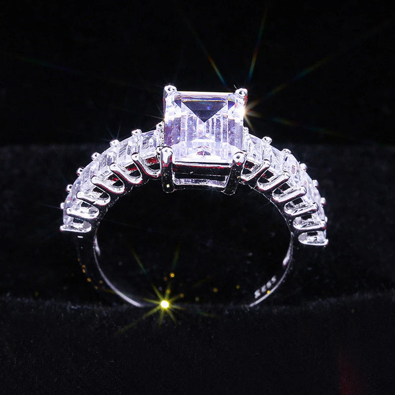 Women's Cubic Zircon Engagement Ring