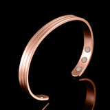 Copper Magnetic Bracelet Men Women Healthy Power Therapy Magnets Bangles Gift