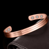 Copper Magnetic Bracelet Men Women Healthy Power Therapy Magnets Bangles Gift