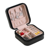 Mini Jewelry Box for Women Rings Earrings Necklaces Travel Jewellery Storage