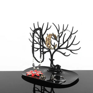 Deer Jewelry Display Stand Tray Tree Storage Organizer Holder