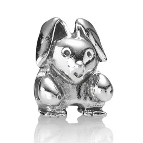 925 Silver Animal Charm Bead Heart Pendant Jewelry