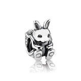 925 Sterling Silver Crown Pendant Beads Charms European Bracelets Bangles