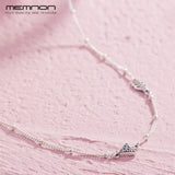 925 Sterling Sparkling Arrow Necklace Clear CZ Women Jewelry