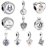 925 Silver Witch Pendant Love Charm for DIY Bracelet Set
