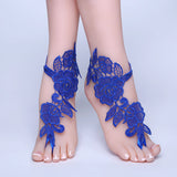 Lace Foot Chain Anklet Bridal Beach Wedding Sandals