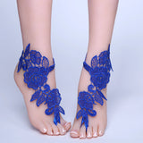 Lace Foot Chain Anklet Bridal Beach Wedding Sandals
