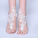 Lace Ankle Bracelet Foot Chain Bridal Beach Wedding Sandals