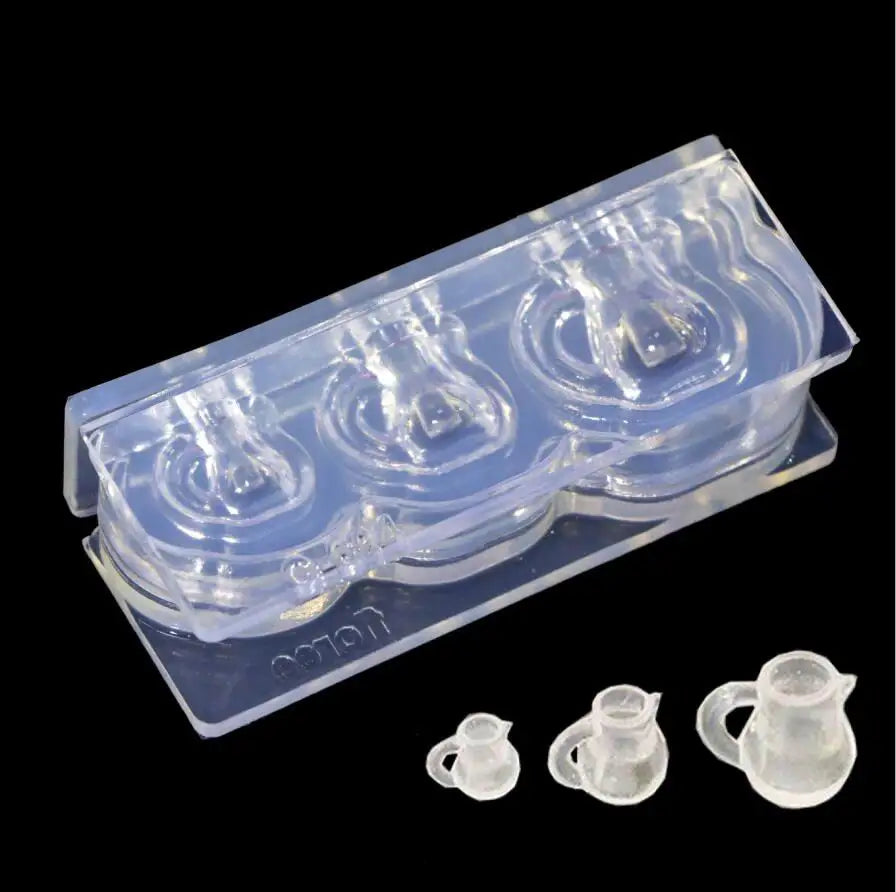 Silicone Mould Dried Flower Resin Hollow Bottle Craft DIY