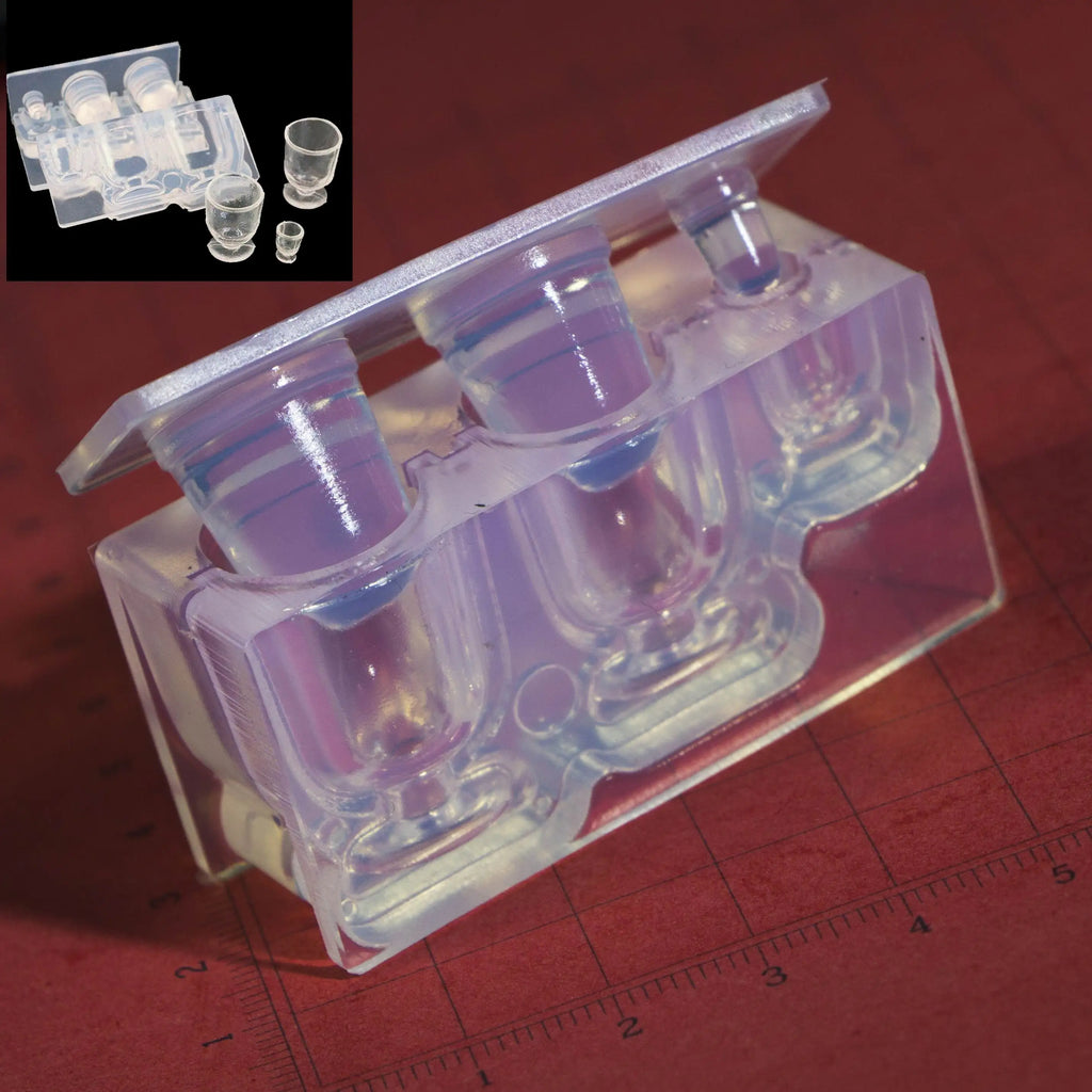Silicone Mould Dried Flower Resin Decorative Craft DIY Perfume Bottle