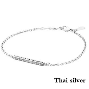 925 Silver Charm Chain for Bracelet Bangle Women Jewelry Gift