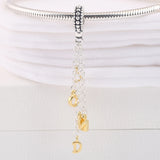925 Sterling Silver Loved Script Charm Pendant for DIY Bracelets