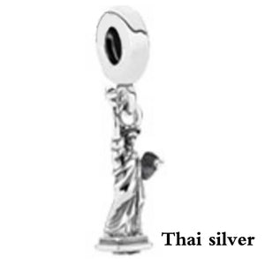 Thai Silver Four-leaf Clover Butterfly Skirt Angel Love Shoes Koala Tower