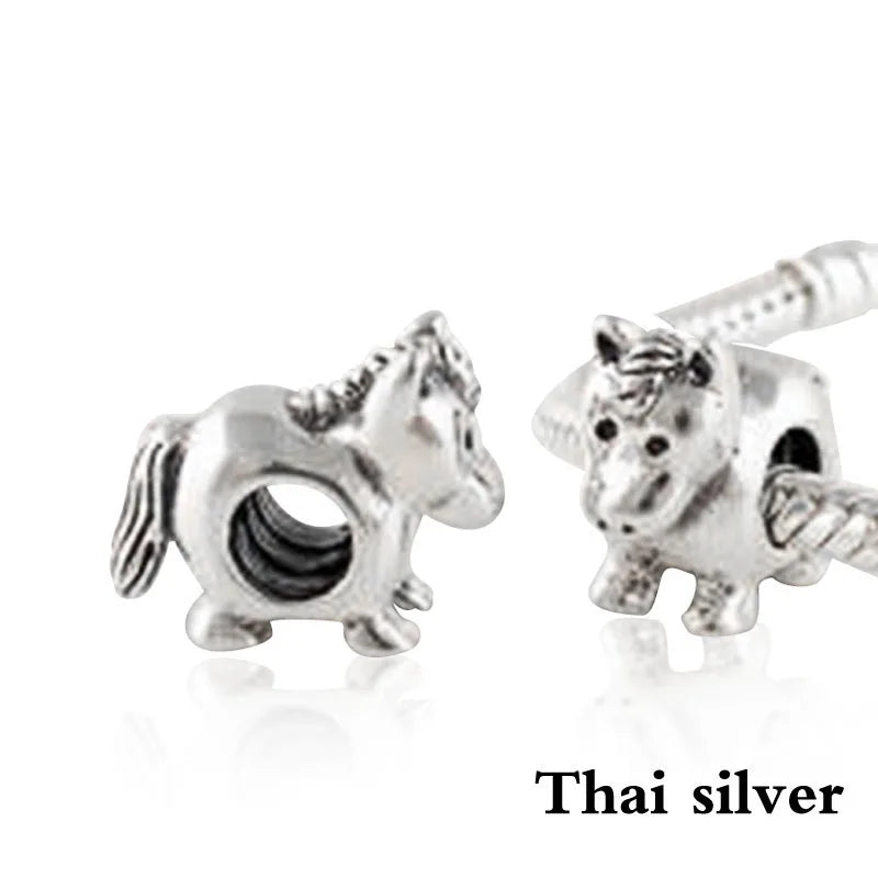 Thai Silver Christmas Tree Snowflake Charm Jewelry
