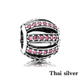 Thai Silver Christmas Tree Elephant Family Charm Collection