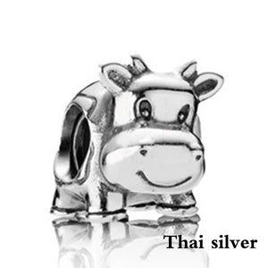 Thai Silver Butterfly Garden Watering Can Charm Collection