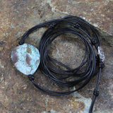 Ocean-jaspers Charm Wrap Bracelets Natural Stones Ethnic Multilayer