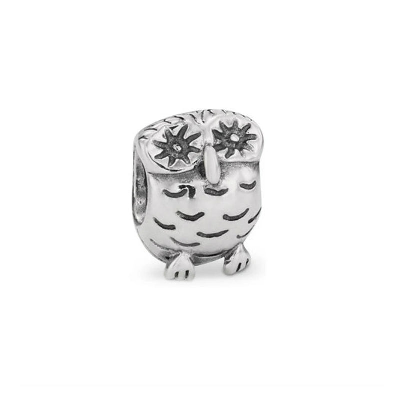 S925 Sterling Silver Owl Charm Protection Bracelet