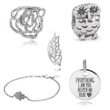 S925 Sterling Silver Owl Charm Protection Bracelet