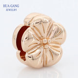 925 Sterling Silver Reflexions Flower Clip Charm