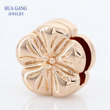 925 Sterling Silver Reflexions Flower Clip Charm