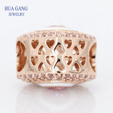 925 Silver Rose Beads String for Pandor Charm Bracelet