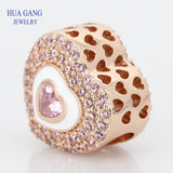 925 Silver Rose Beads String for Pandor Charm Bracelet