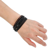 Hand-woven Leather Buddha Wristband Wrap Bracelet