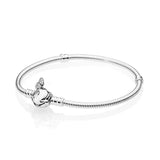 S925 Sterling Silver Portrait Moments Bracelet for DIY Beaded Gift