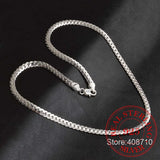5mm 925 Sterling Silver Men's Chain Necklace Pendant