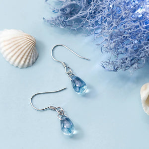 925 Silver Art Drop Earrings Birthday Gift Goddess Jewelry