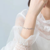 925 Silver Leaves Bracelets for Women Jewelry