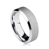 Classic Unisex Tungsten Carbide Ring Band Matte Polished Finish Size 5-12