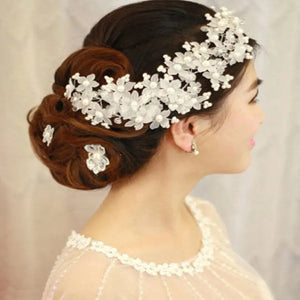 Pearl Bridal Hair Combs Hairpin Tiara Wedding Hair Accessories