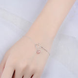 925 Silver Tassel Cat Ball Bracelet & Bangle