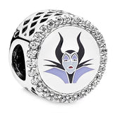 S925 Sterling Silver Witch Pendant Love Charm Women DIY Bracelet Set