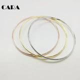 Bohemia Sweet 3pcs/set women bangles Plated zinc alloy Gold/rose Gold/Silver
