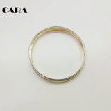 Bohemia Sweet 3pcs/set women bangles Plated zinc alloy Gold/rose Gold/Silver