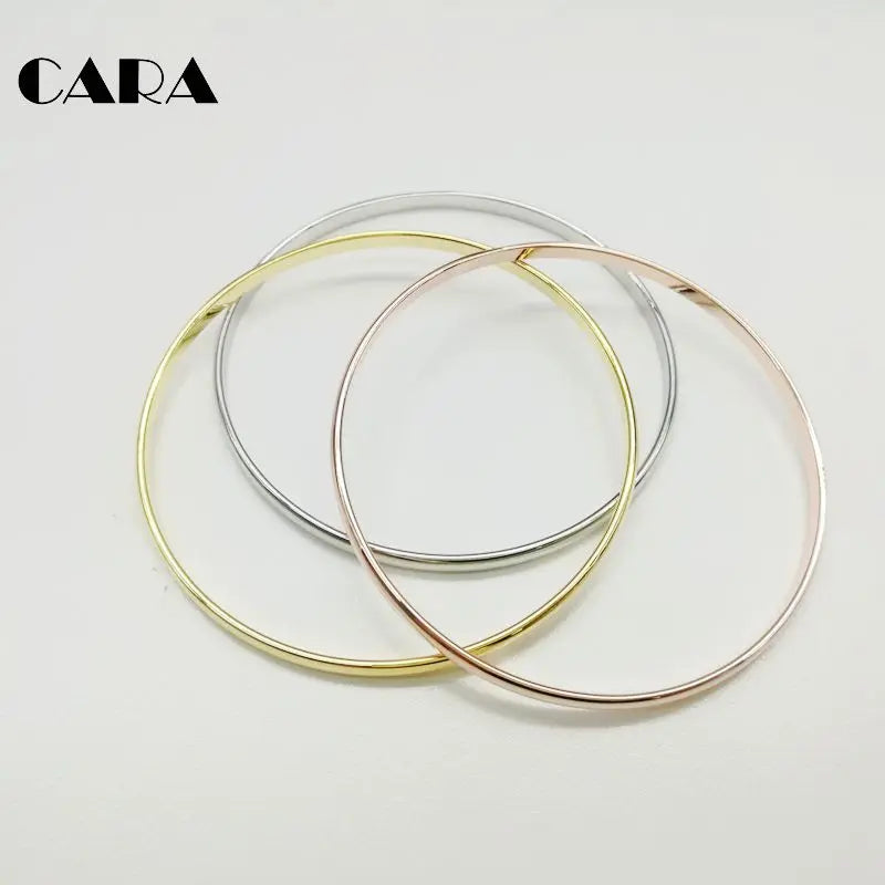 Bohemia Sweet 3pcs/set women bangles Plated zinc alloy Gold/rose Gold/Silver