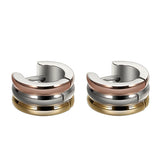 Stainless Steel Punk Hoop Earring Men Women Jewelry