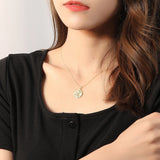 925 Silver Lantern Pendant Necklace Women Jewelry