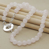 925 Silver Freshwater Pearl Necklace Wedding Jewelry