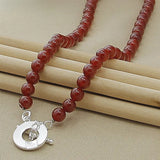 925 Silver Freshwater Pearl Necklace Wedding Jewelry