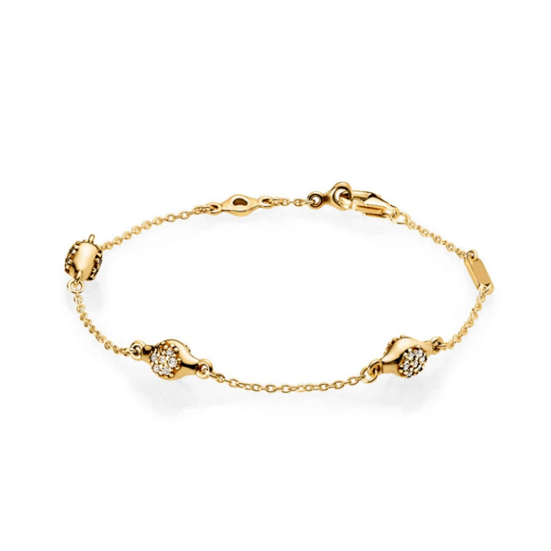 925 Silver Modern Lovepods Charm Bracelet