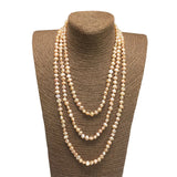 Long Freshwater Pearl Necklace Baroque Sweater Jewelry Gift