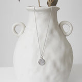 925 Sterling Silver Smile Face Pandent Necklace Jewelry